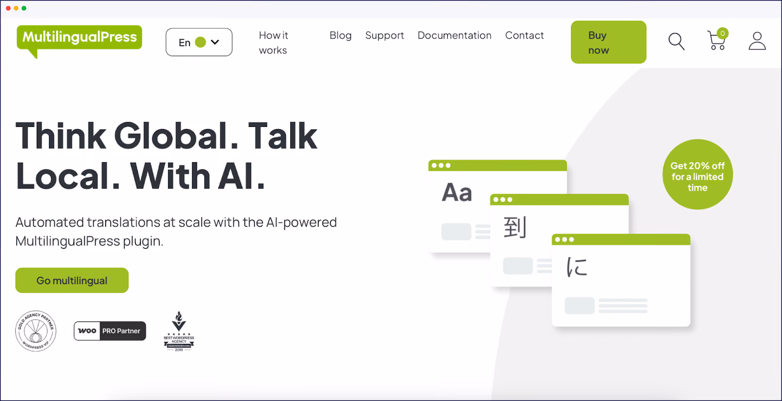 MultilingualPress homepage