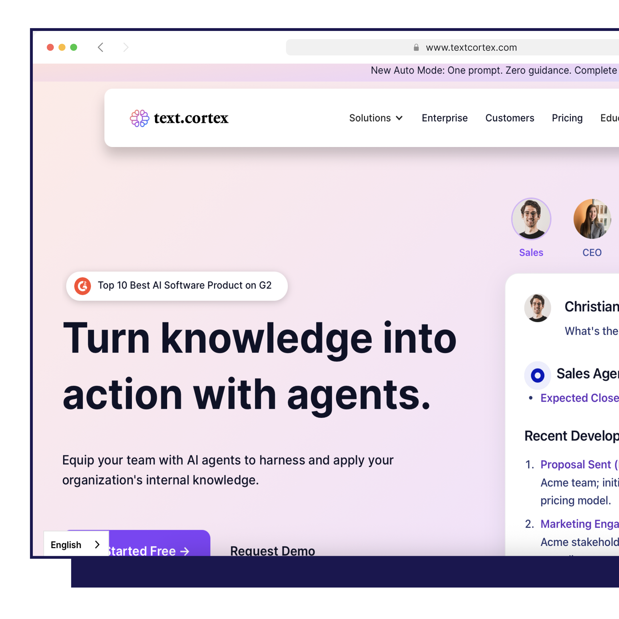 Weglot 客户| TextCortex
