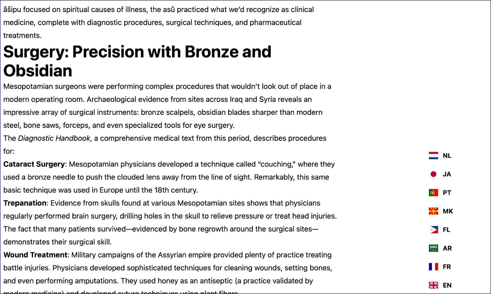 Weglot’s free language switcher
