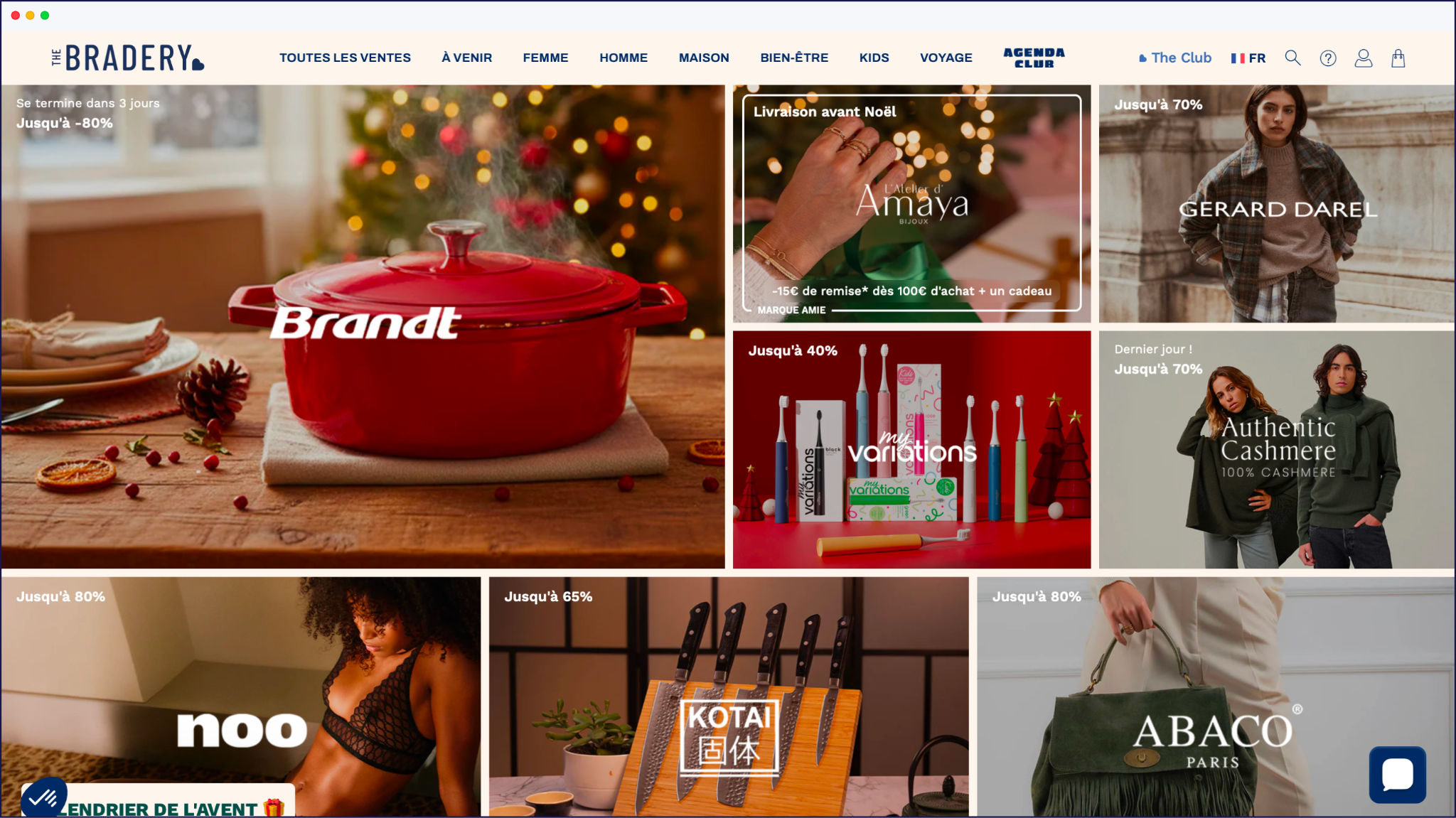 The Bradery homepage