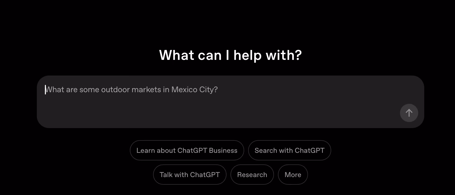 ChatGPT 홈페이지