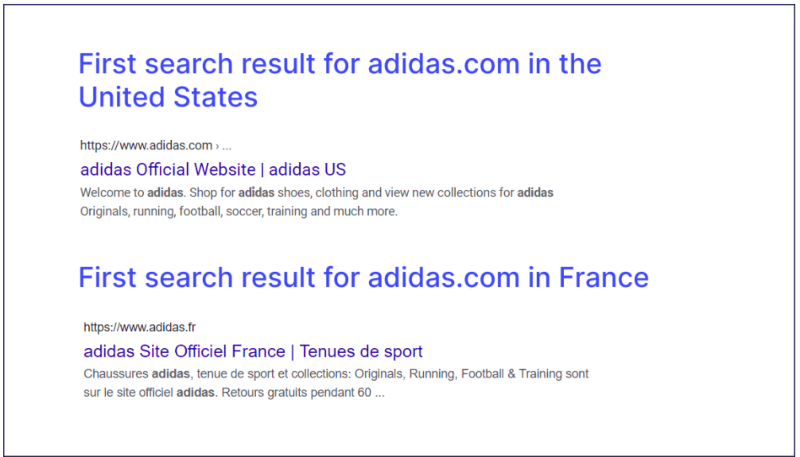 Hreflang tag example
