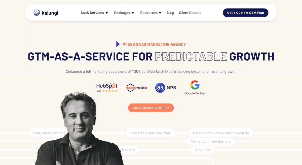 The Kalungi website home page.