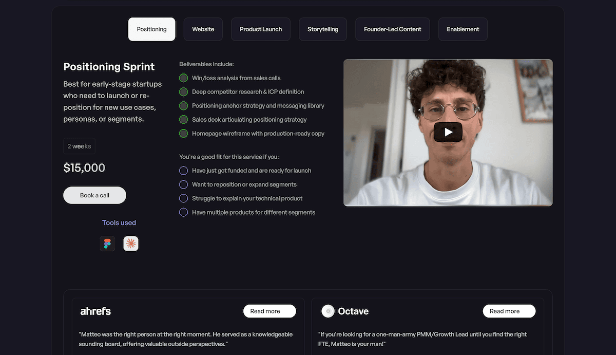 The Genesys Growth website home page.