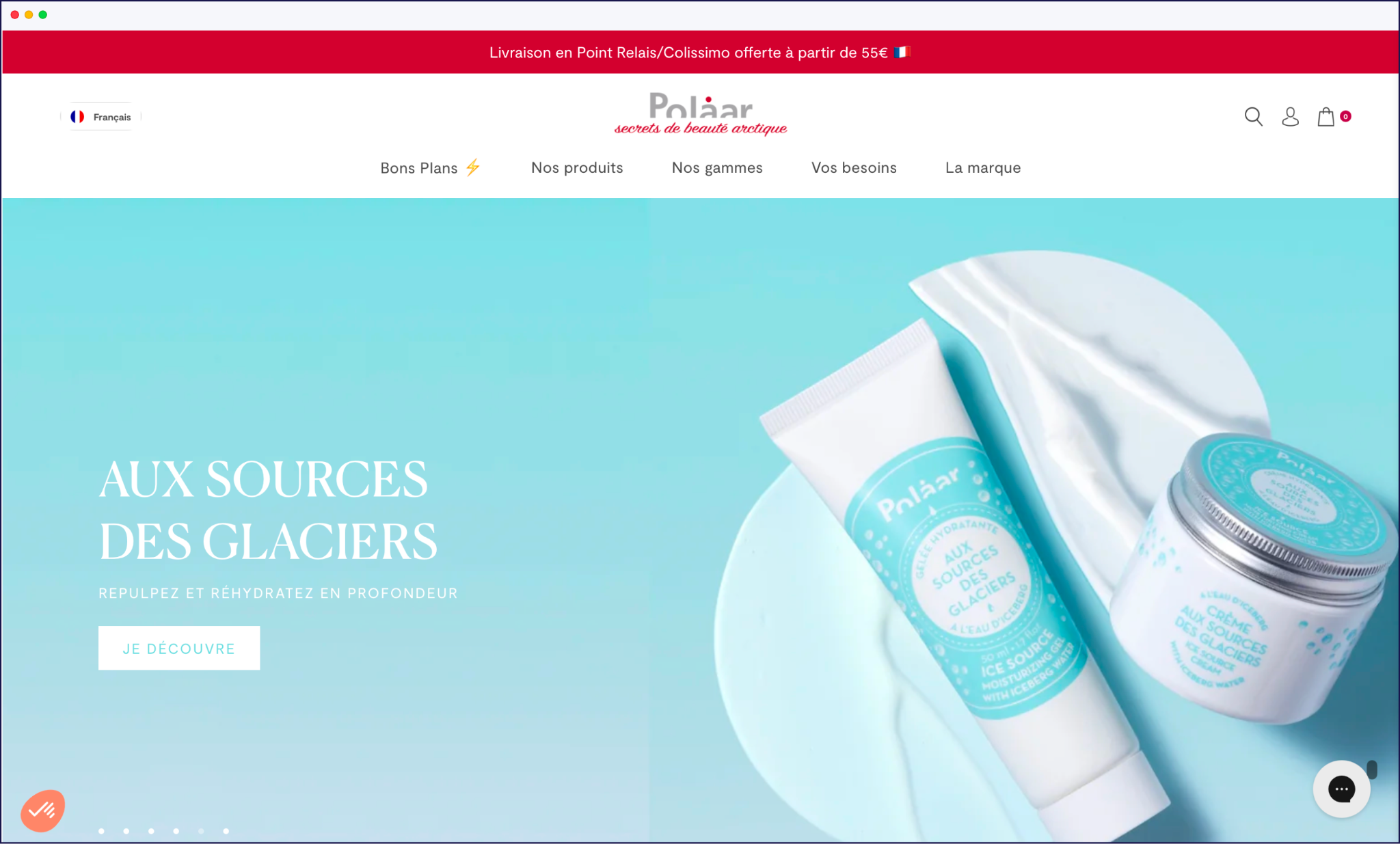 Polaar homepage