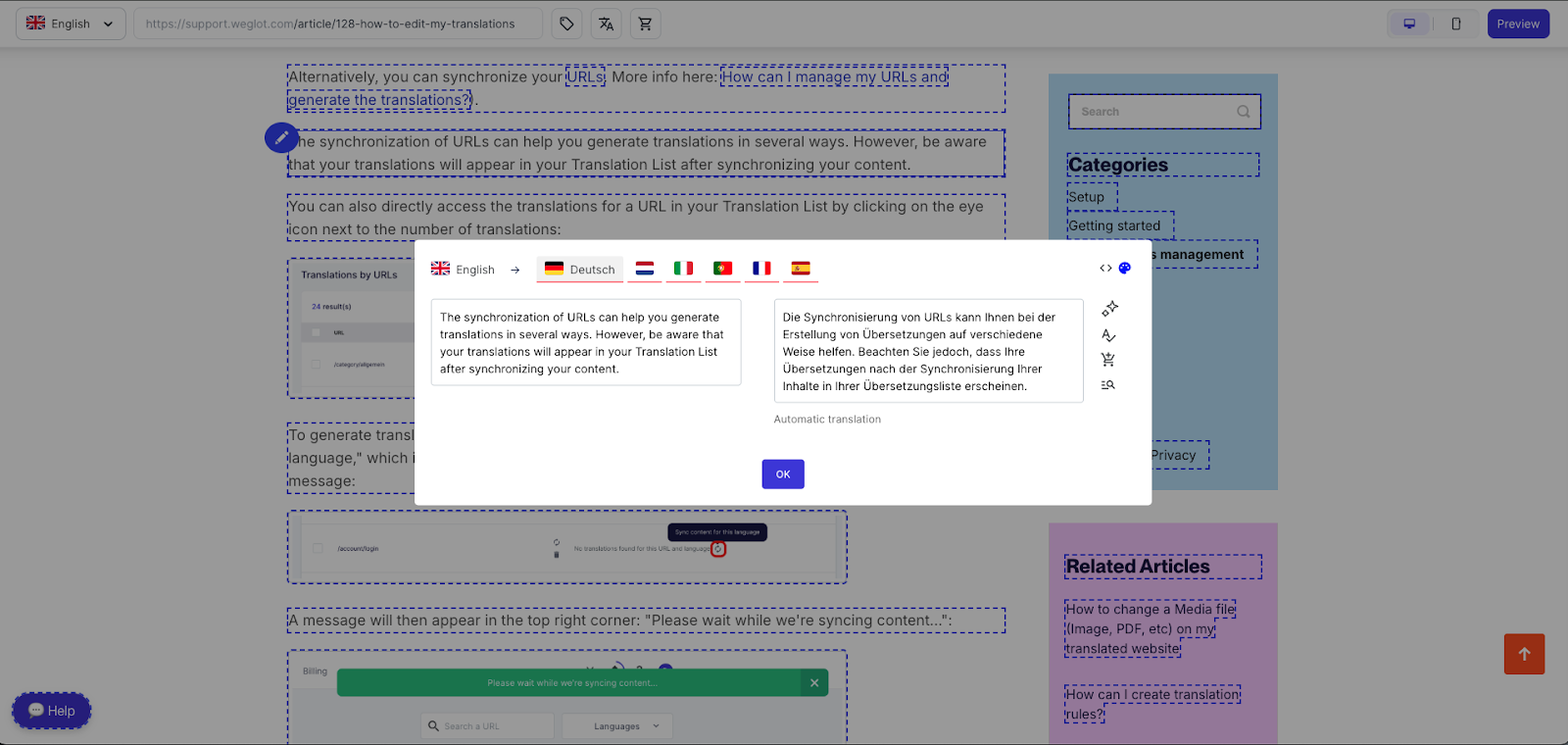 How to use the Visual Editor in Weglot
