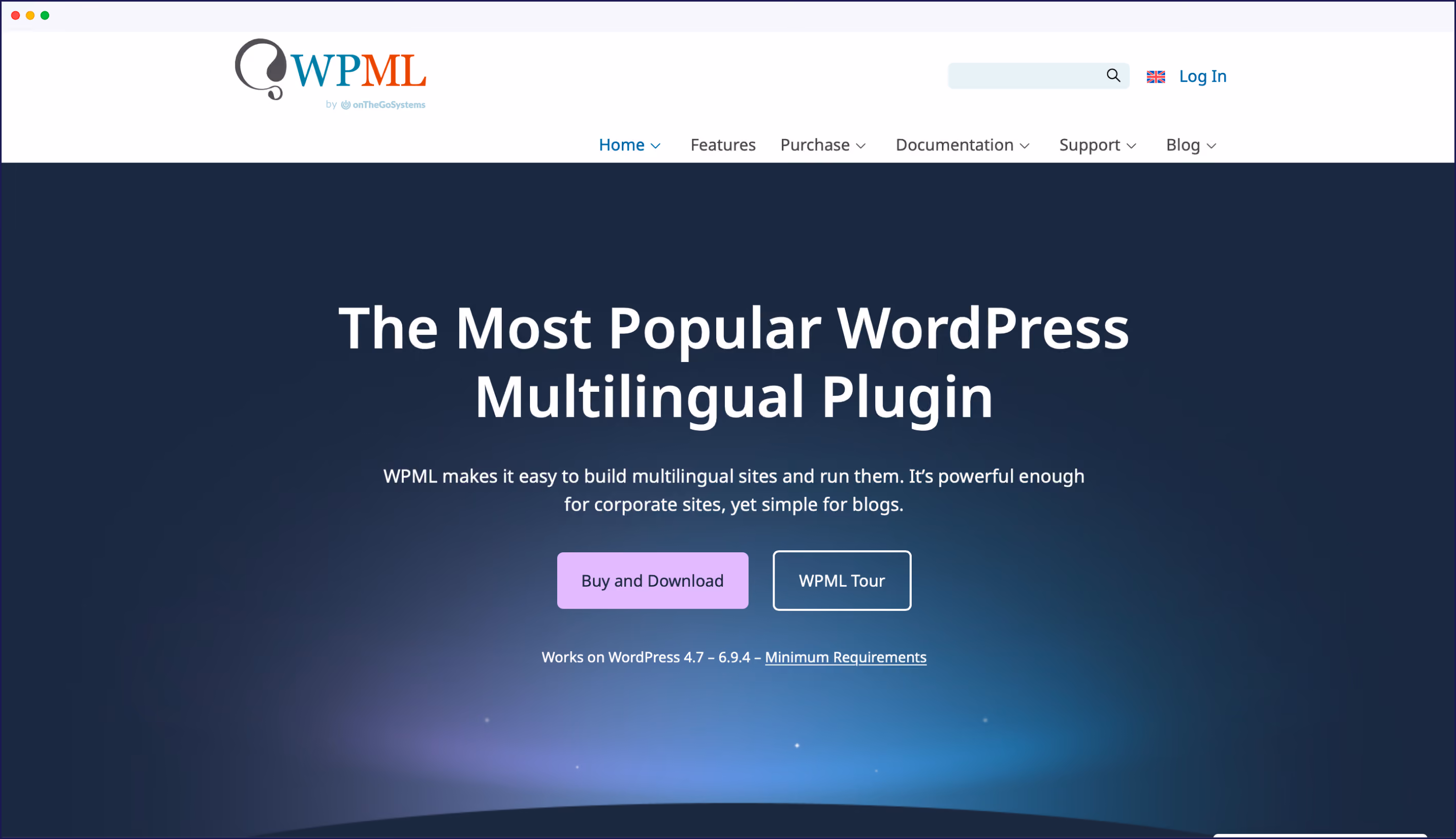 WPML homepage