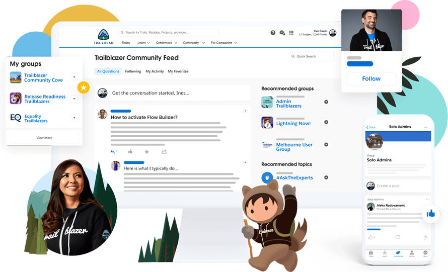 Salesforce’s Trailblazer Community feed