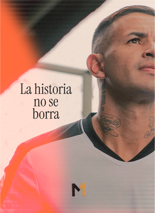 Mati Almeyda con camiseta de nike