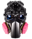 Респіратор 3M Half Mask, сумісний із шоломом Ronin, забезпечує захист від диму, чадного та сльозогінного газу.