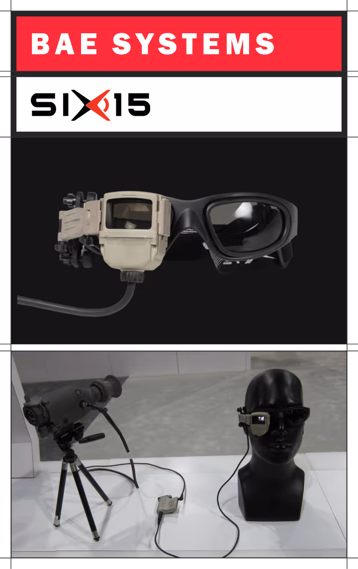 Тактичні окуляри з дисплеєм від BAE Systems та Six15 Technologies, сумісні з системами Ronin для керування дронами і наведення на ціль.