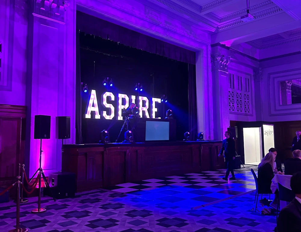 A photo of an awards night