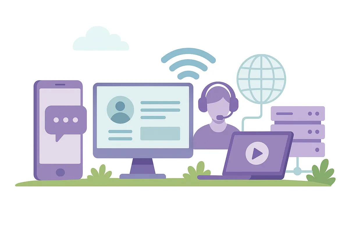 A infographic showing the data privacy of scaut.com platform