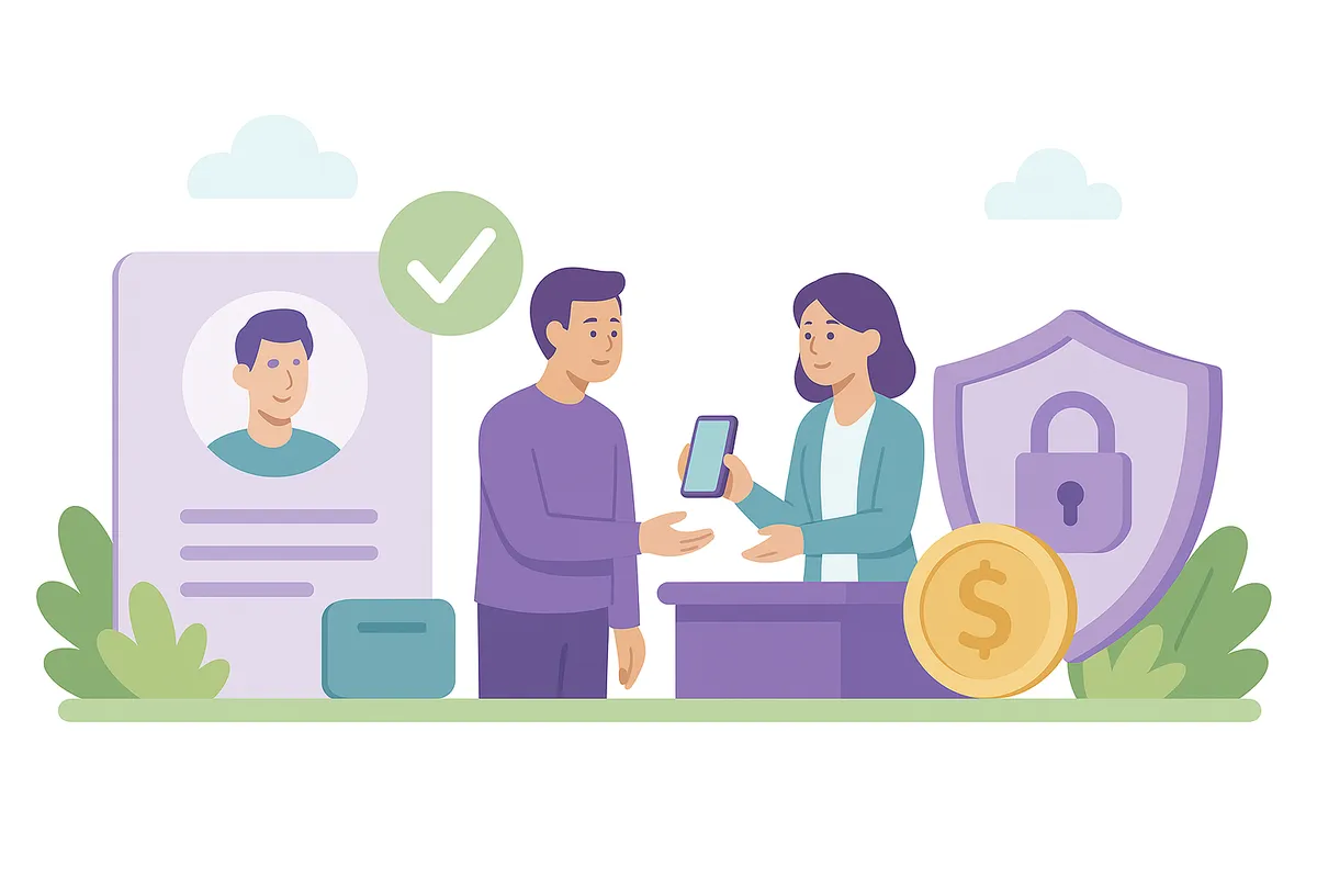 A infographic showing the data privacy of scaut.com platform