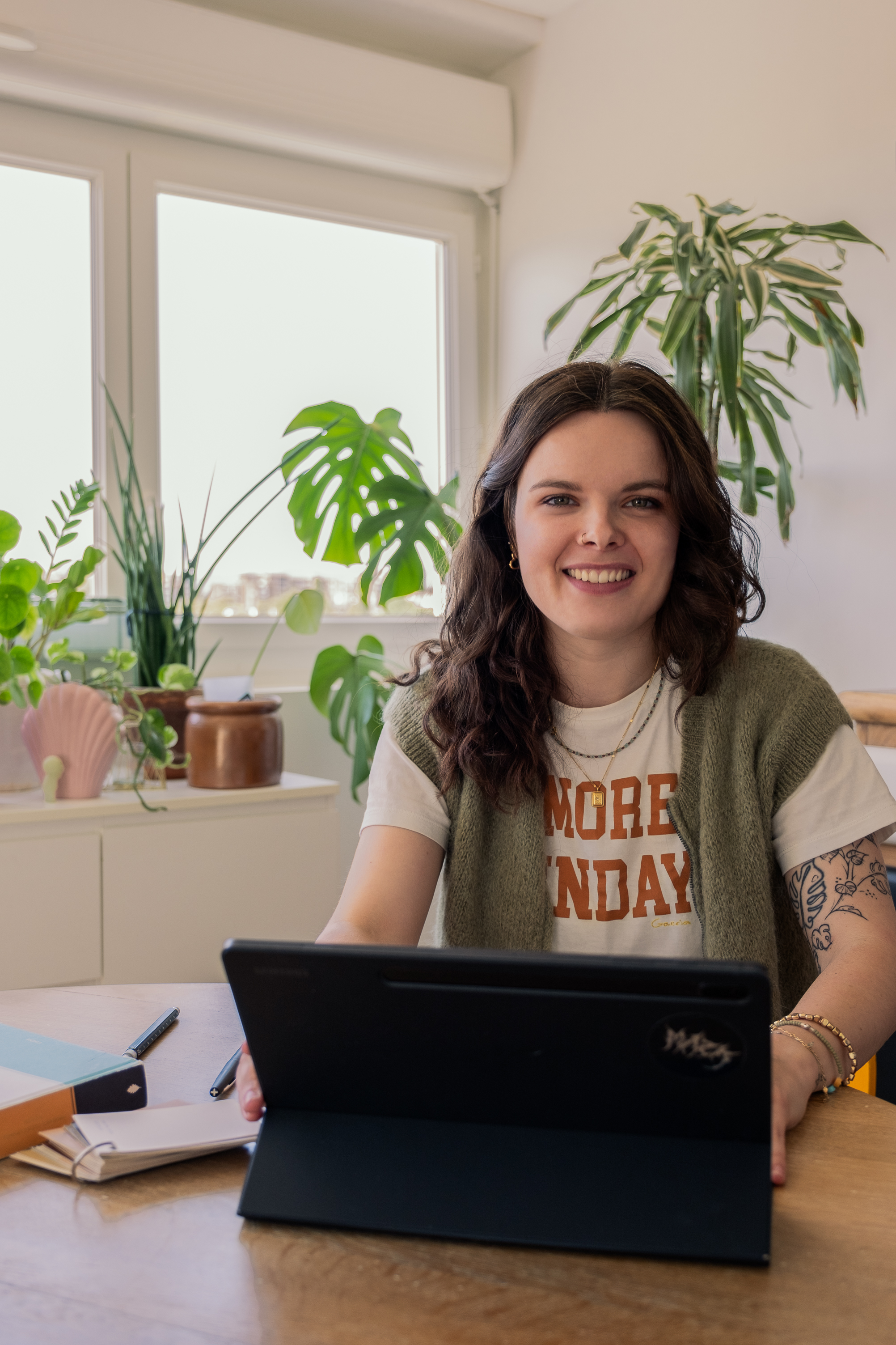 Portrait de Caroline, dirigeante de Cacti Architecture