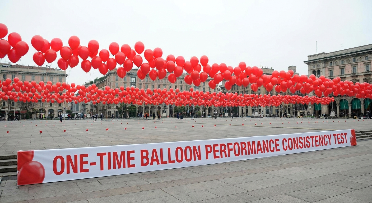 One-time balloon performance consistency