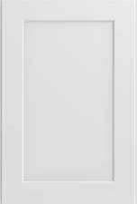 Shaker cabinet door in Designer White