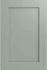 Shaker cabinet door in Moss