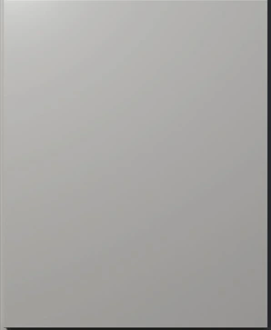 Luxe cabinet door in Nickel