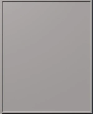 Echo cabinet door in Nickel