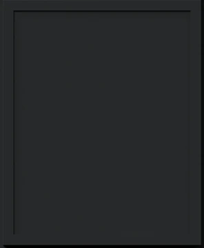 Luna cabinet door in Pitch Black