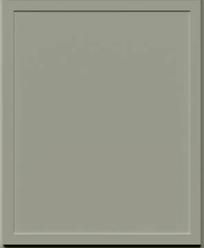 Luna cabinet door in Pistachio Green