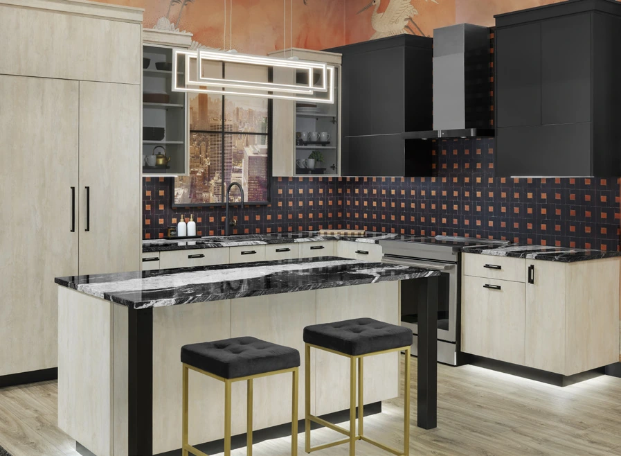 Integrated appliance panels example