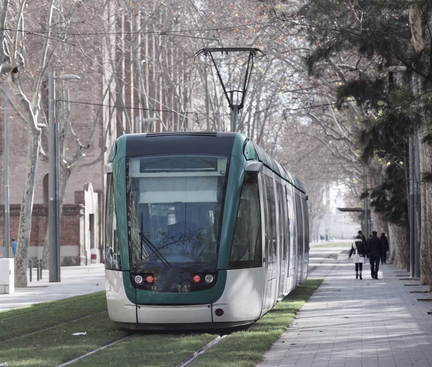 Public transportation symbolizing AI use in smart mobility and transit optimization