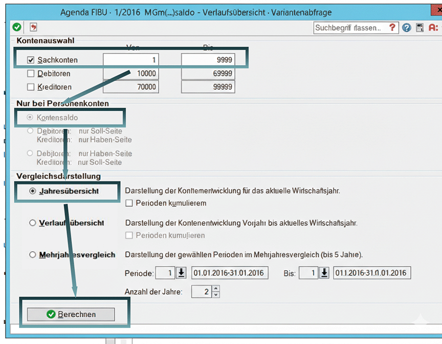 Agenda Export-Einstellungen konfigurieren