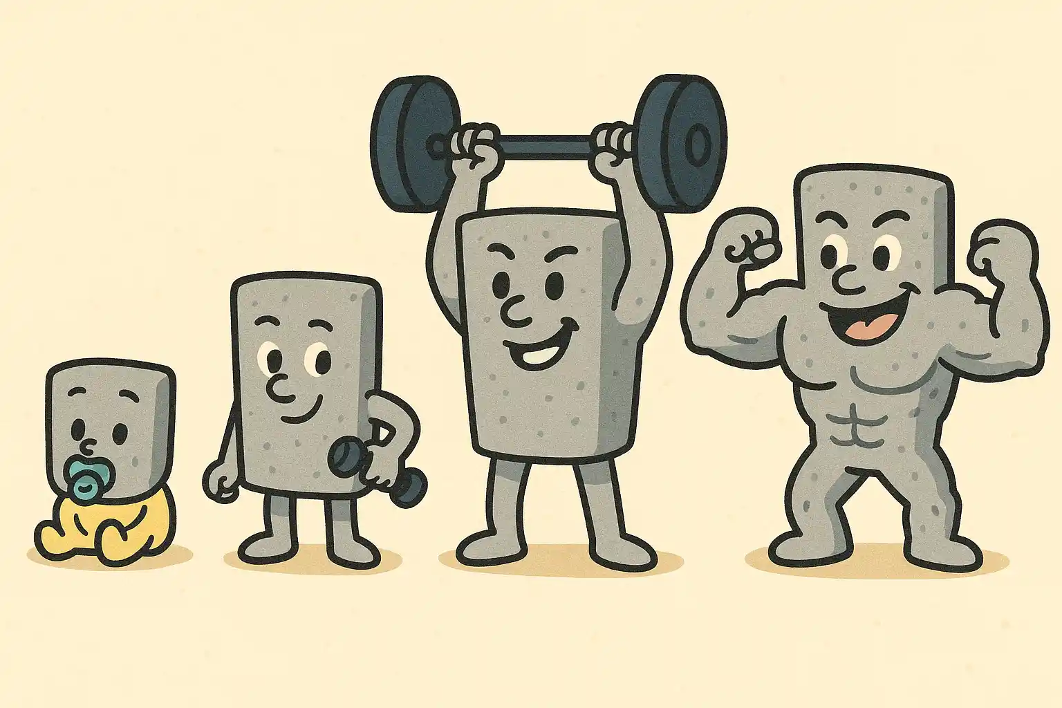 Concrete: The Building Material That Gets Stronger With Age