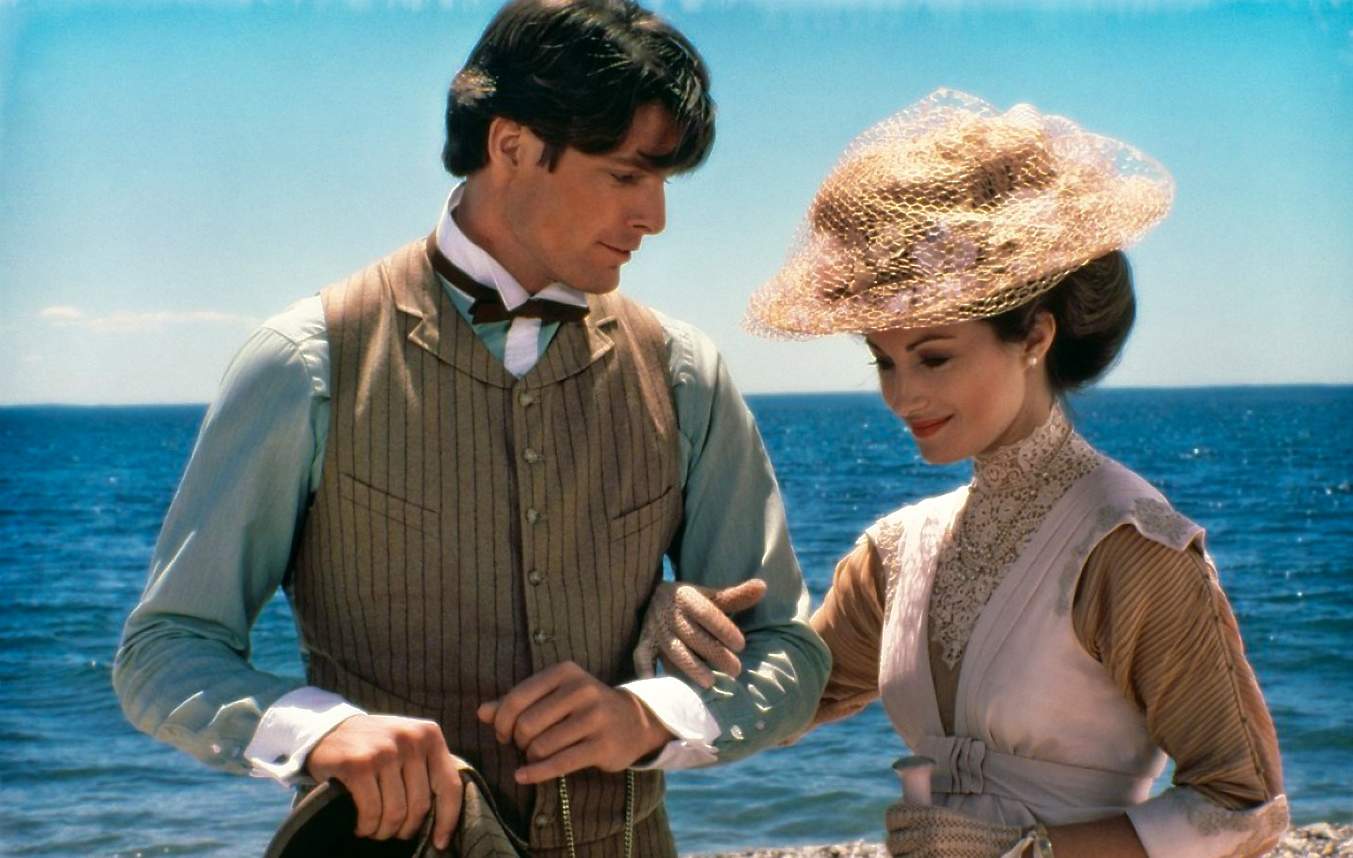 Christopher Reeve and Jane Seymour in Somewhere in Time