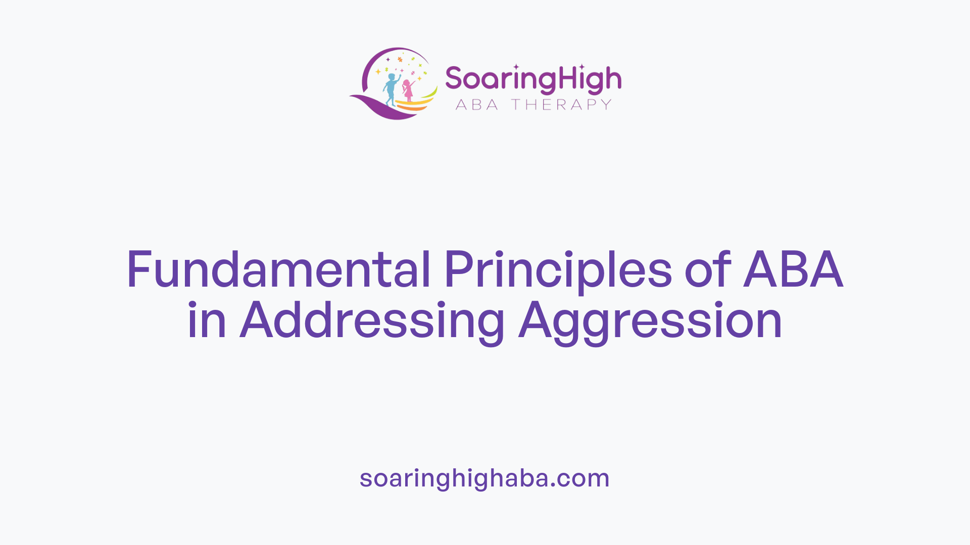 Fundamental Principles of ABA in Addressing Aggression