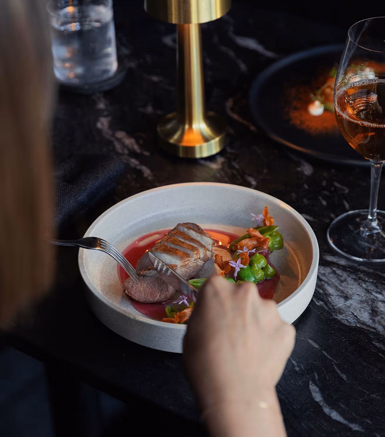 Lamb dish.