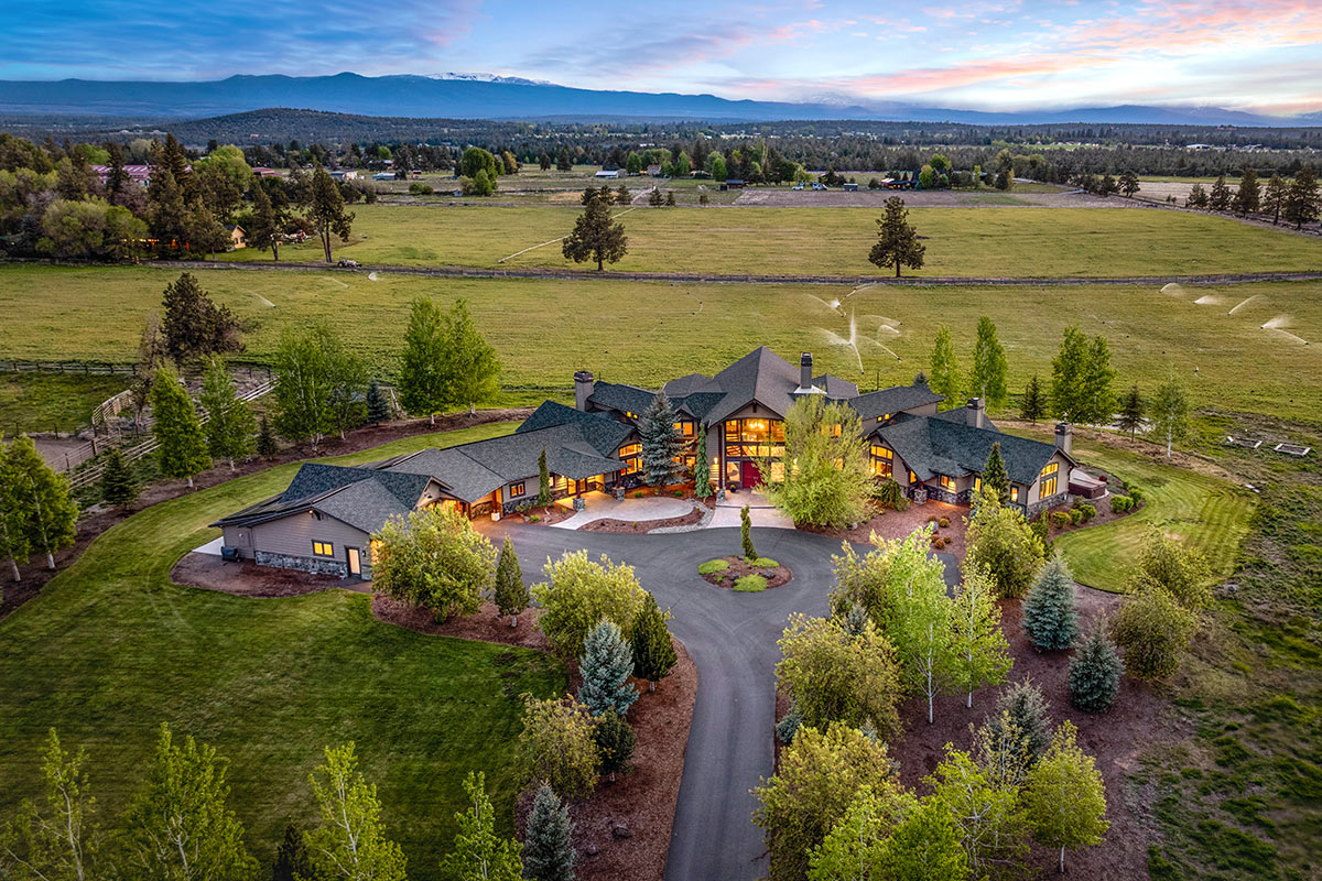 Aerial photo of home