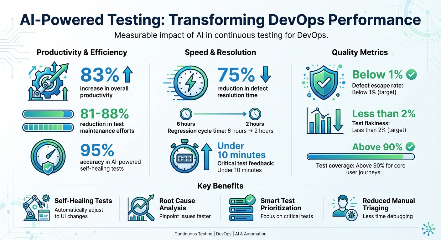 AI Testing Impact: Key Performance Metrics and Benefits in DevOps