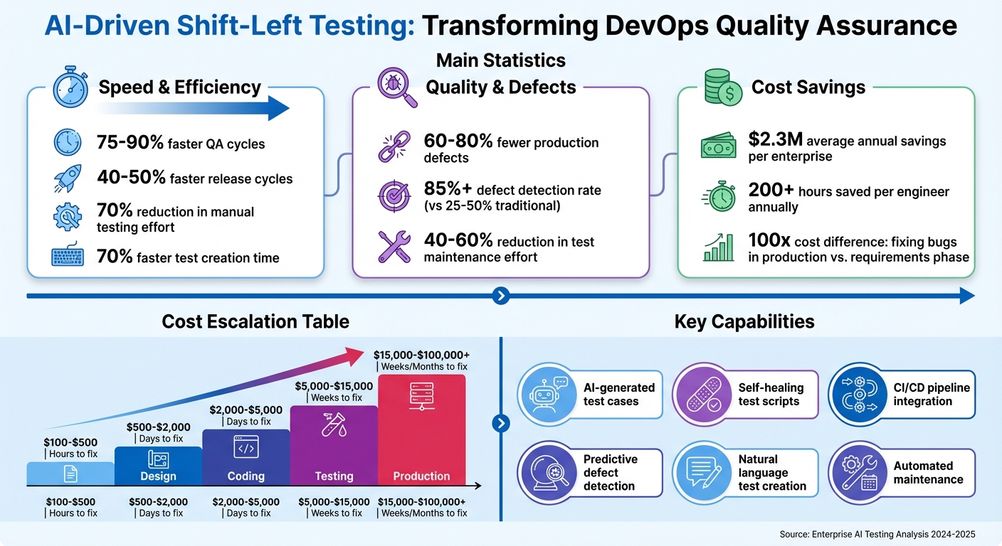 AI-Driven Shift-Left Testing: Key Benefits and Cost Savings