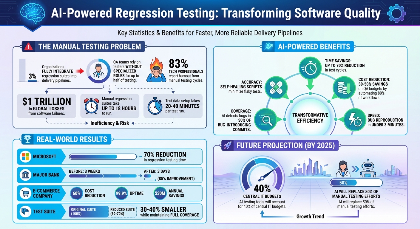 AI-Powered Regression Testing: Key Statistics and Benefits
