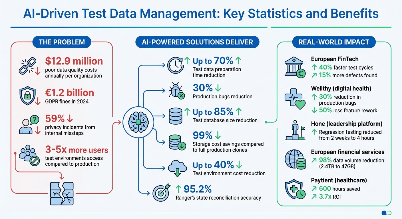 AI-Driven Test Data Management: Key Statistics and Benefits