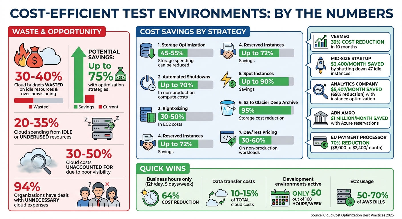 Cloud Test Environment Cost Savings: Key Statistics and Strategies