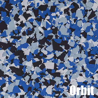 Epoxy Flake Flooring Color Orbit