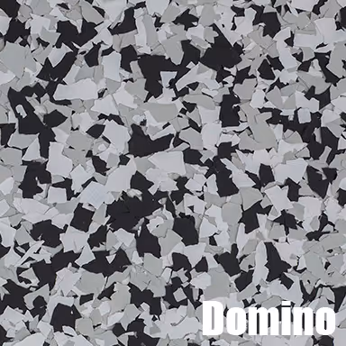 Epoxy Flake Flooring Color Domino