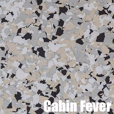 Epoxy Flake Flooring Color Cabin Fever