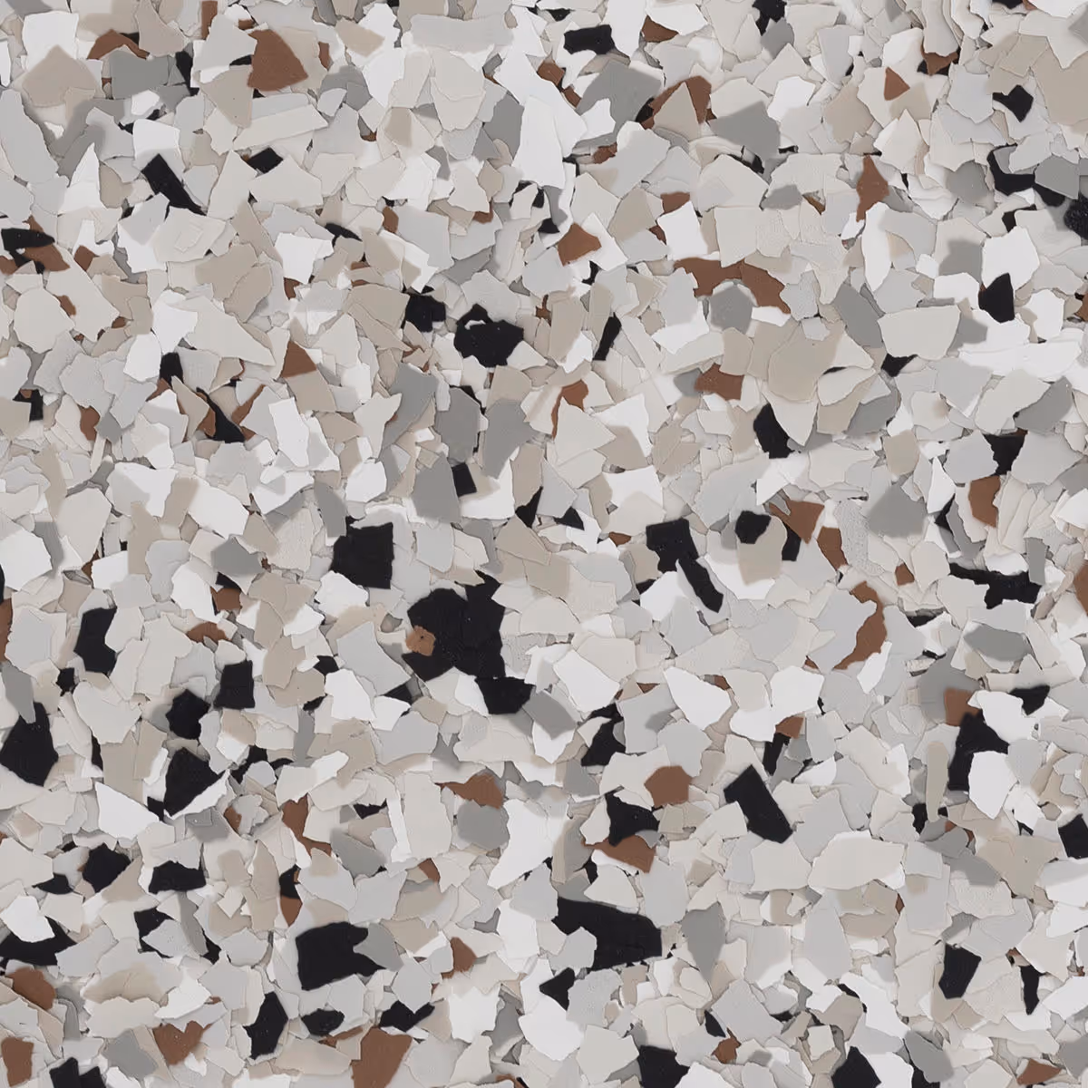 Epoxy Flake Flooring Color Coyote