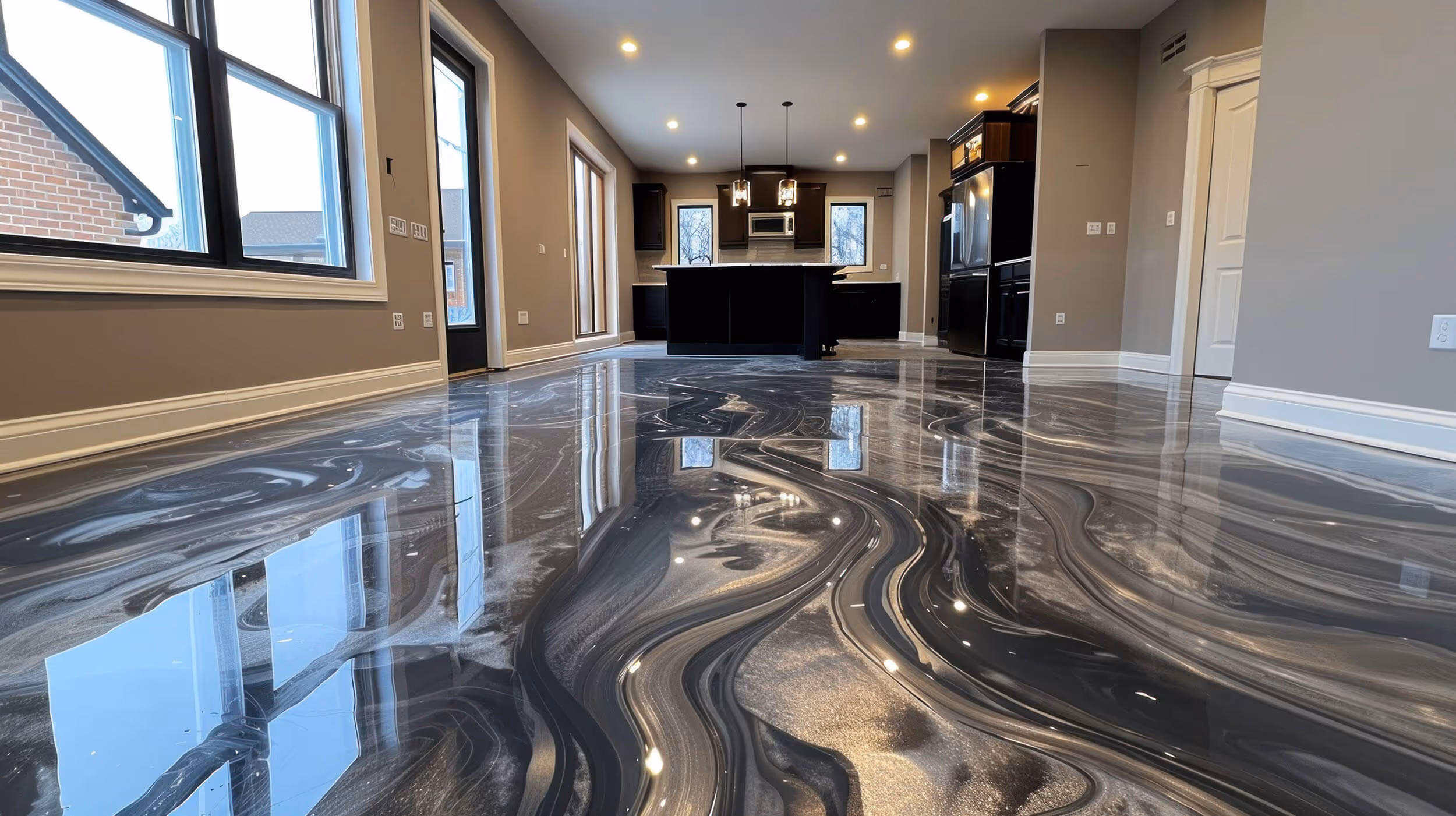 Metallic Epoxy Flooring In Los Angeles