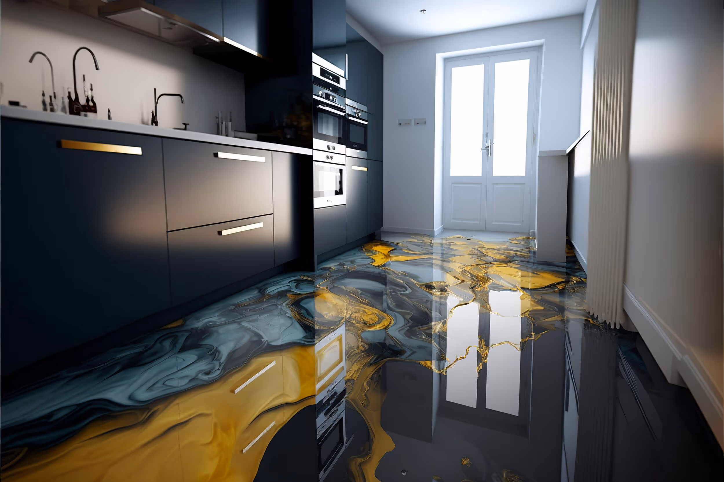 Metallic Epoxy Flooring Los Angeles