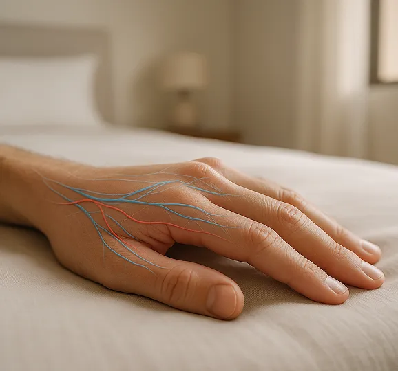 ¿Cómo evitar que se me duermen las manos al dormir?