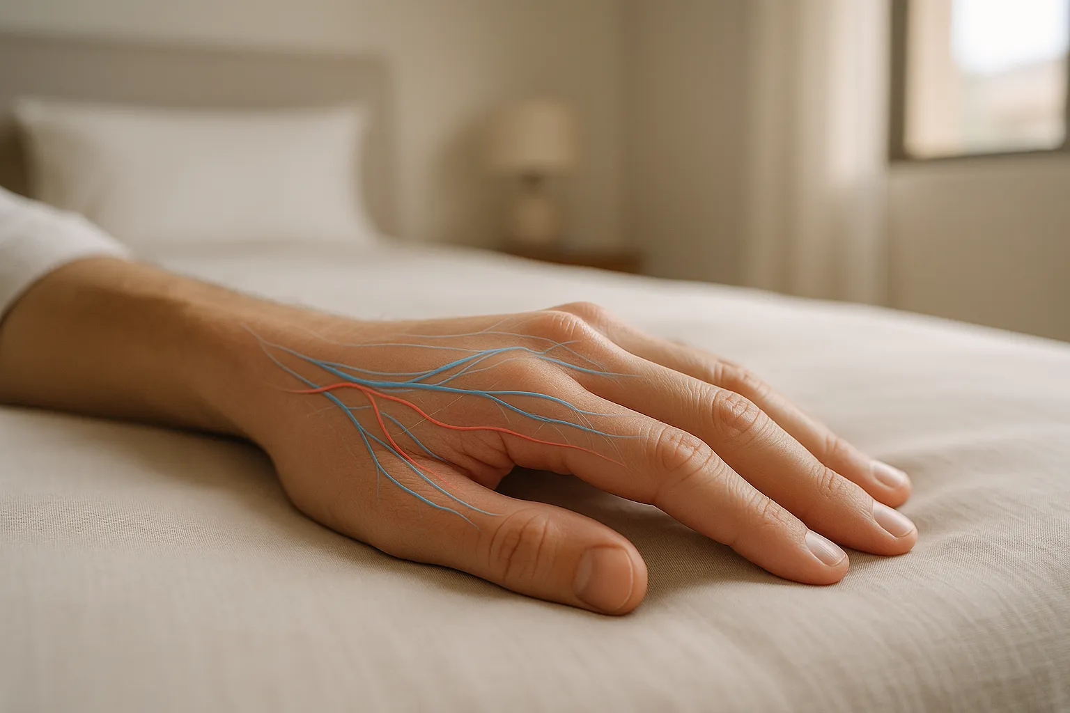 ¿Cómo evitar que se me duermen las manos al dormir?