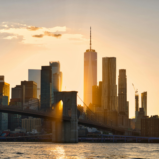 Hoboken skyline with views of Manhattan, a growing relocation hub offering faster commutes, lower housing costs and a strong expat community.