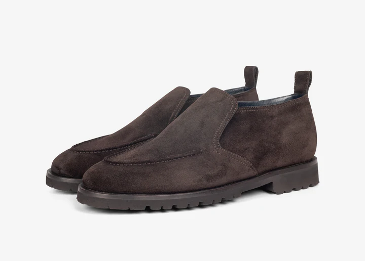 Bottine en daim souple