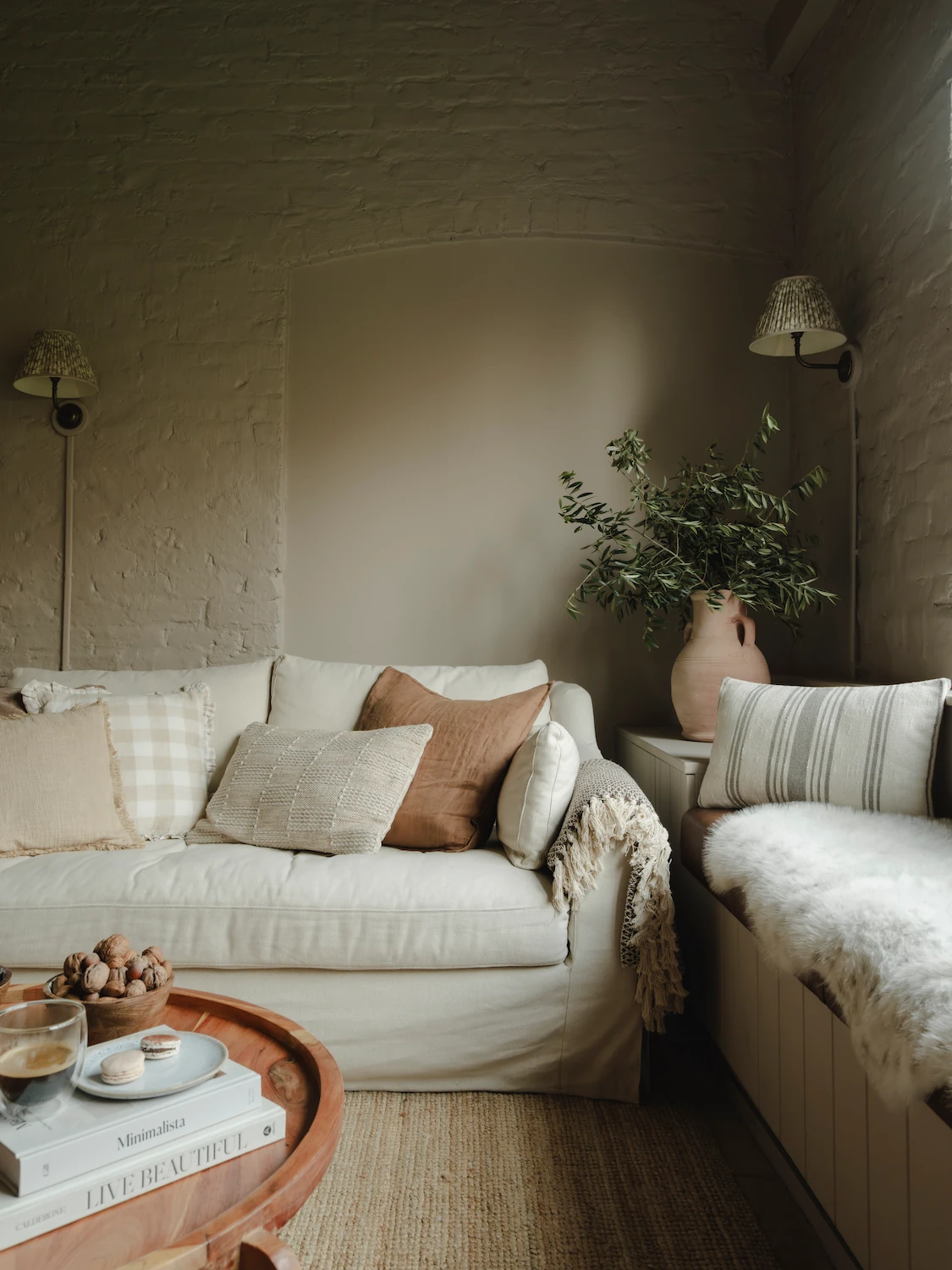 The luxury patient lounge at The Dental Barns Lichfield near Sutton Coldfield, featuring a relaxing boutique environment for Invisalign, composite bonding, and veneers consultations.